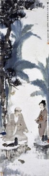 Chinesische Werke - Betrunkener Mönch 1944 Fu Baoshi traditionelle Chinesen
